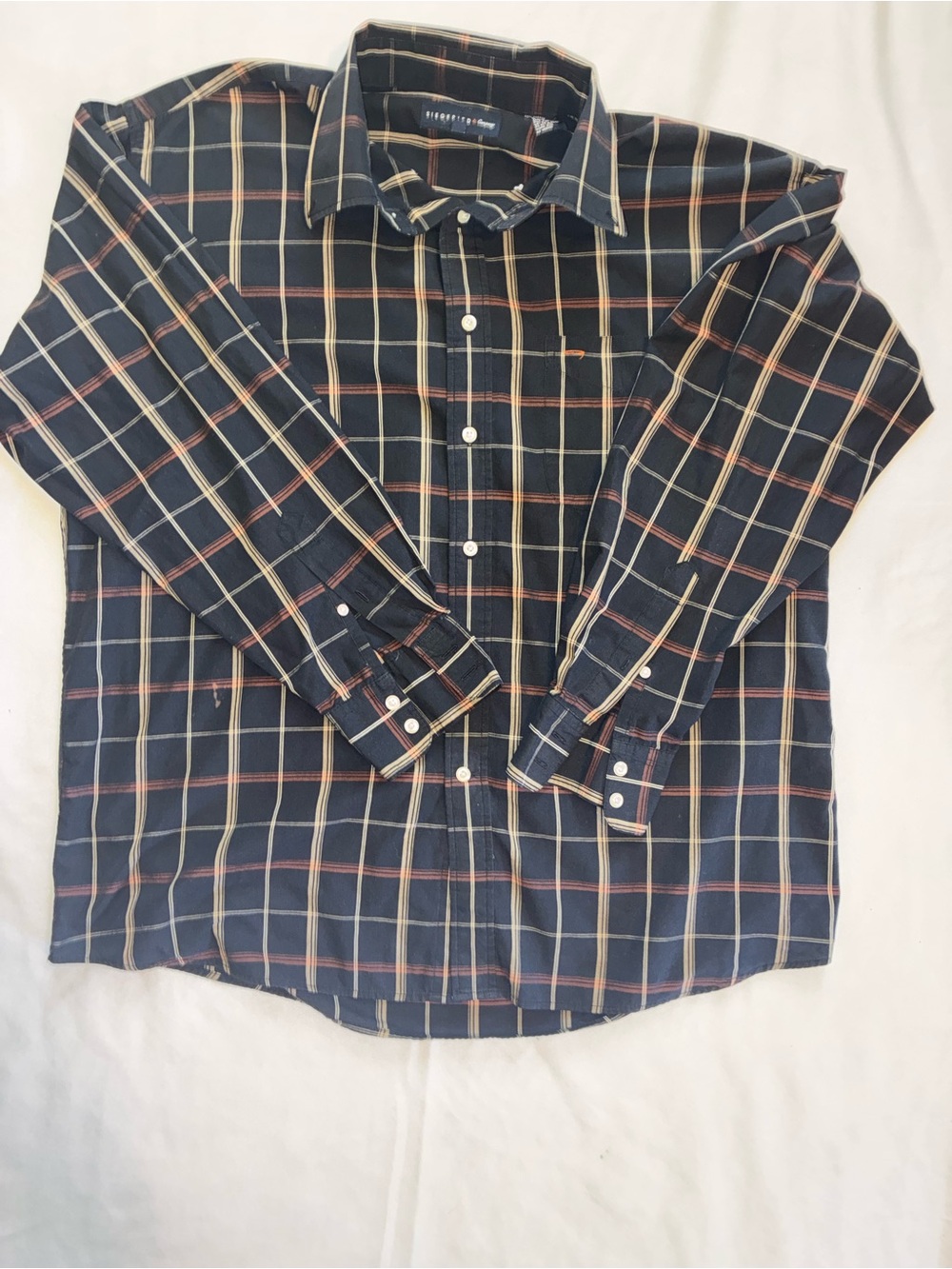 Segfried and Co blackPlaid Long-Sleeve Button-Down Shirt